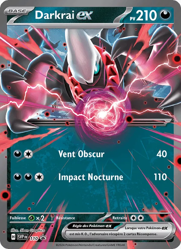 Darkrai-ex · SVP Black Star Promos 110/225
