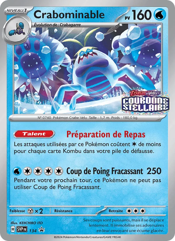 Crabominable · SVP Black Star Promos 134/225