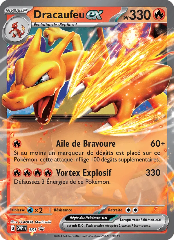 Dracaufeu-ex · SVP Black Star Promos 161/225