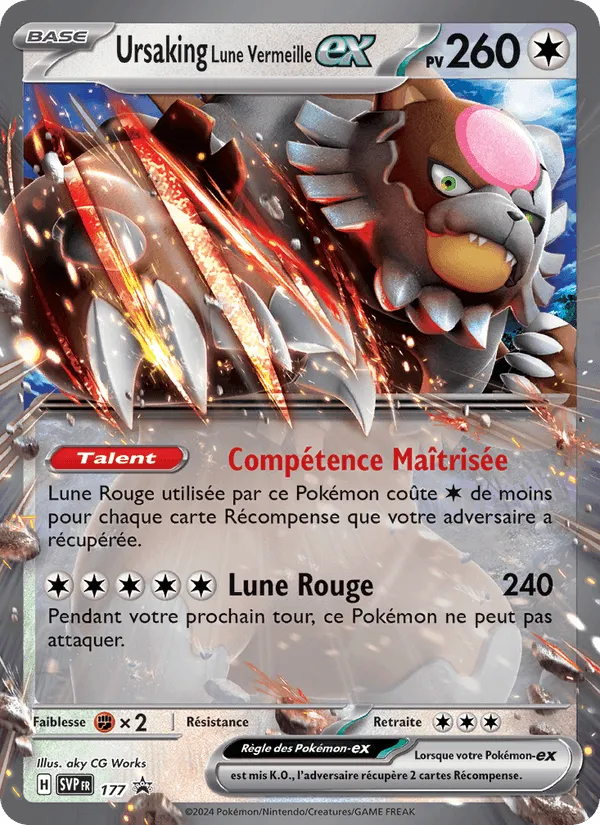 Ursaking Lune Vermeille-ex · SVP Black Star Promos 177/225