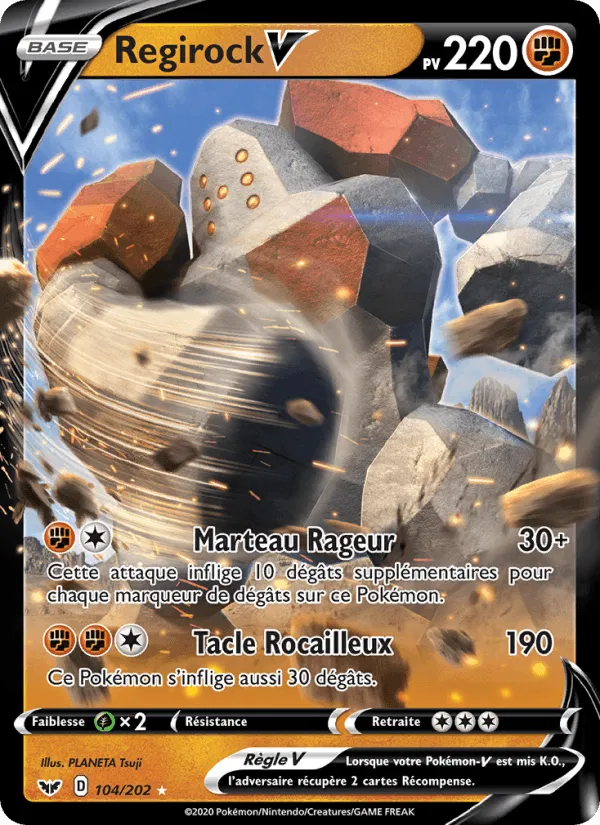 Regirock V · Épée et Bouclier 104/202