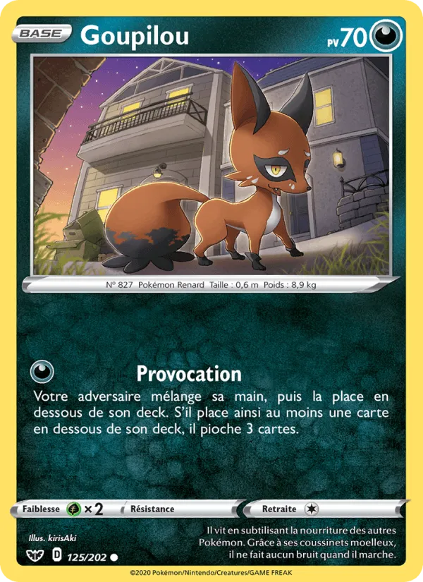 Goupilou · Épée et Bouclier 125/202