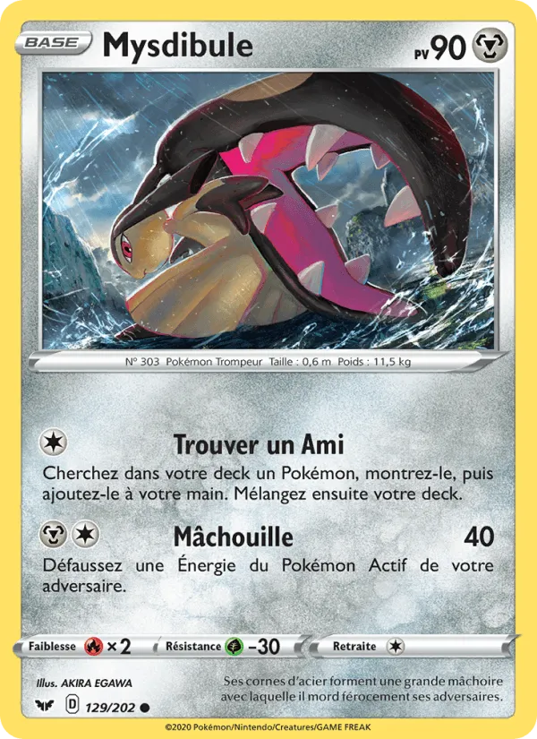 Mysdibule · Épée et Bouclier 129/202