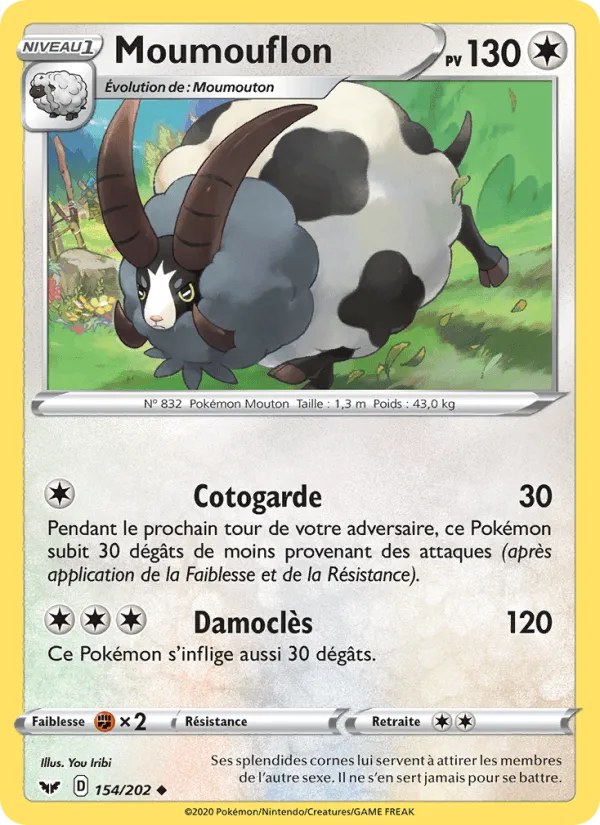 Moumouflon · Épée et Bouclier 154/202