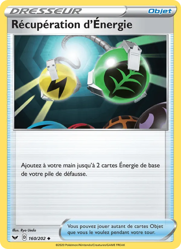 Récupération d'Énergie · Épée et Bouclier 160/202