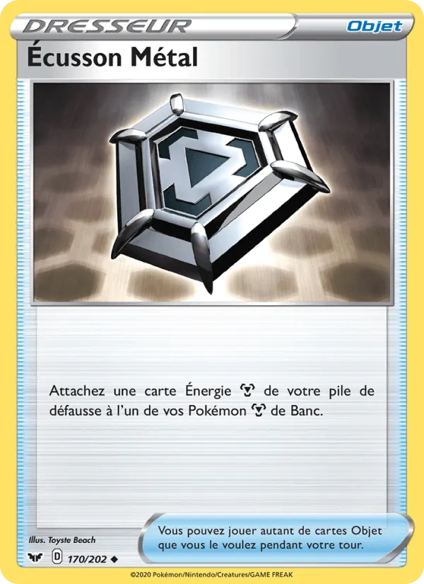 Écusson Métal · Épée et Bouclier 170/202