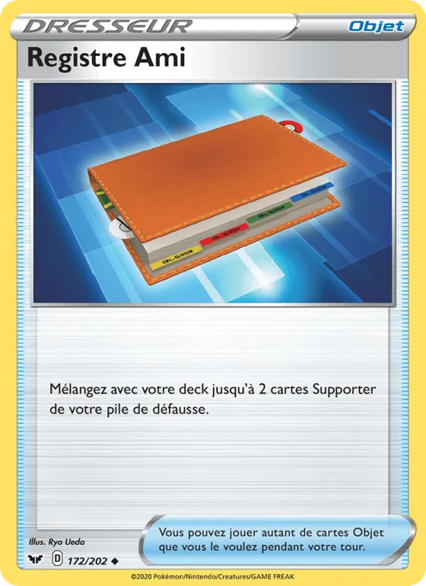 Registre Ami · Épée et Bouclier 172/202