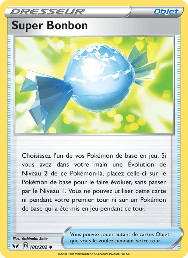Super Bonbon · Épée et Bouclier 180/202