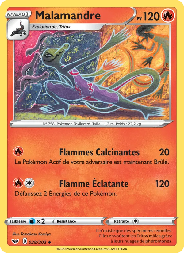 Malamandre · Épée et Bouclier 28/202
