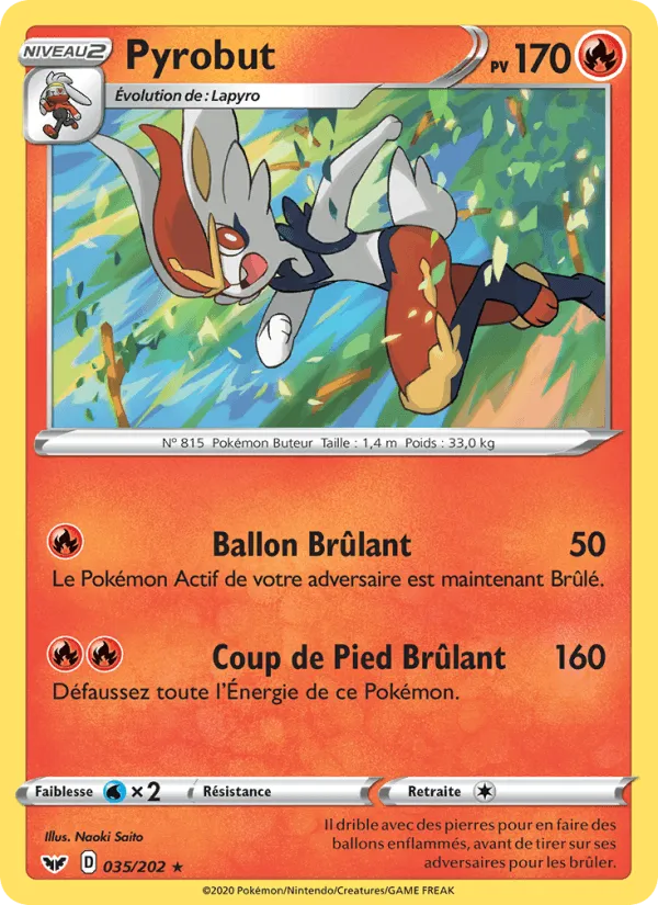 Pyrobut · Épée et Bouclier 35/202