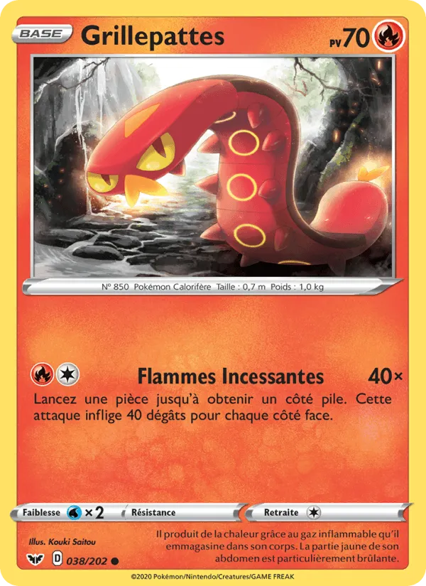 Grillepattes · Épée et Bouclier 38/202