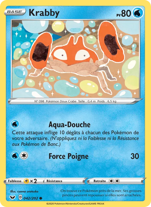 Krabby · Épée et Bouclier 42/202