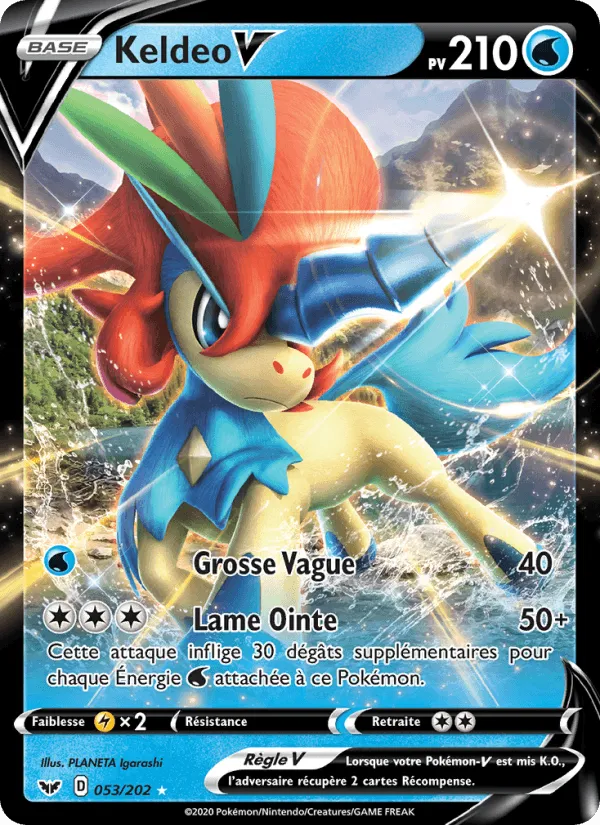 Keldeo V · Épée et Bouclier 53/202