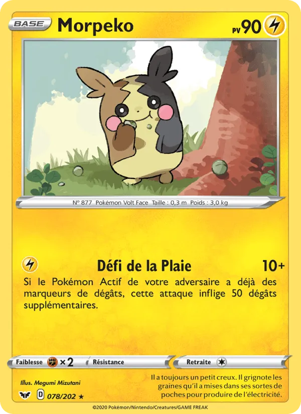 Morpeko · Épée et Bouclier 78/202