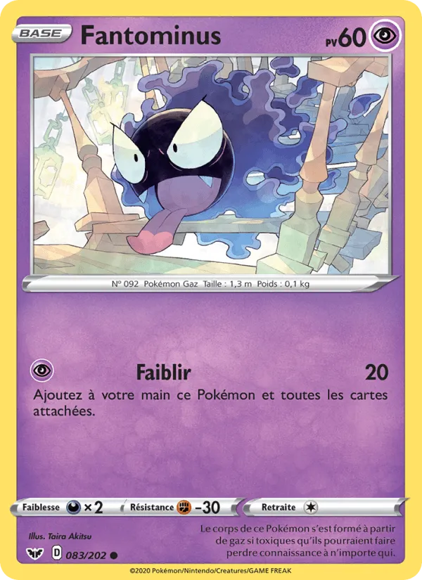 Fantominus · Épée et Bouclier 83/202