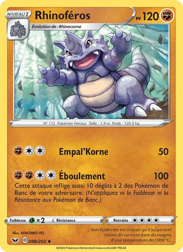 Rhinoféros · Épée et Bouclier 98/202