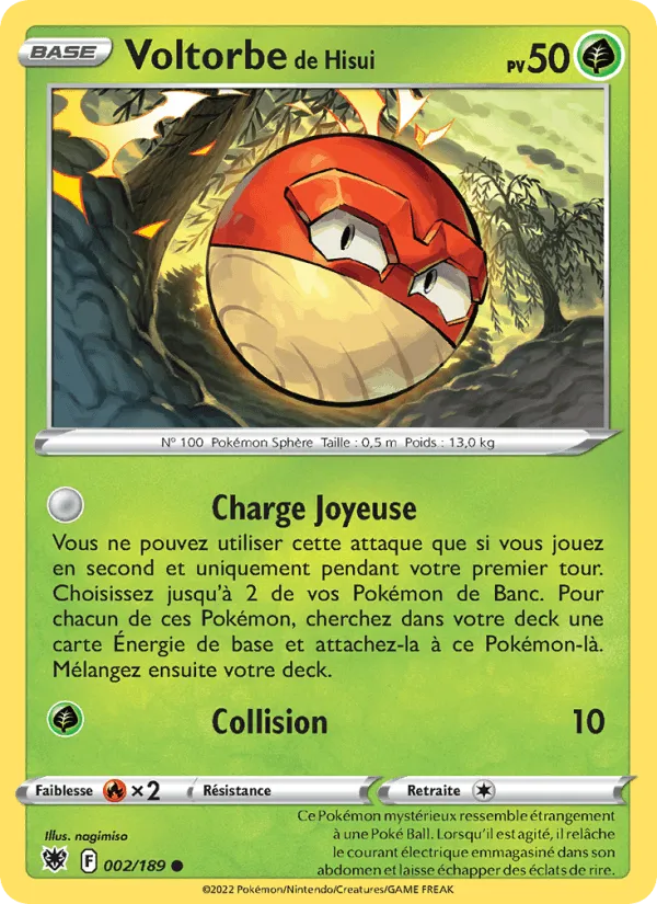 Voltorbe de Hisui · Astres Radieux 002/189