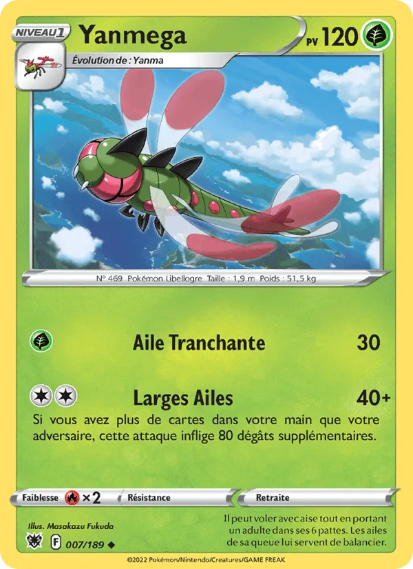 Yanmega · Astres Radieux 007/189