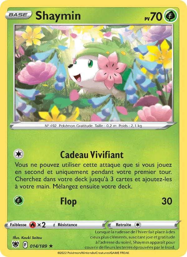Shaymin · Astres Radieux 014/189