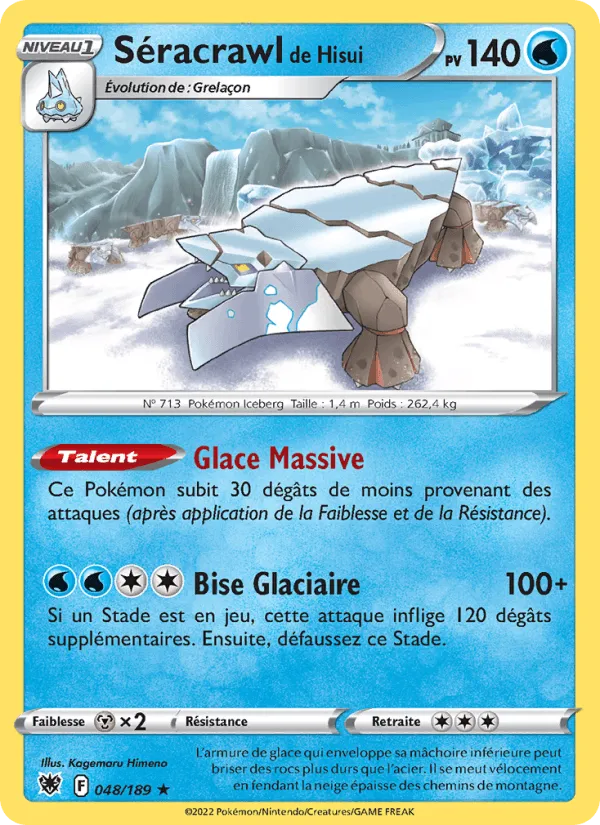 Séracrawl de Hisui · Astres Radieux 048/189