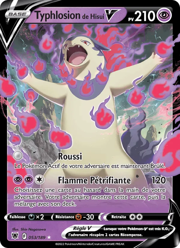 Typhlosion de Hisui V · Astres Radieux 053/189