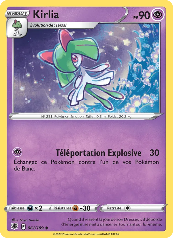 Kirlia · Astres Radieux 061/189