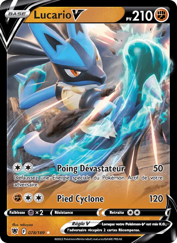 Lucario V · Astres Radieux 078/189