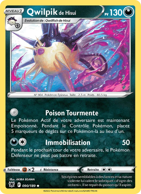 Qwilpik de Hisui · Astres Radieux 090/189