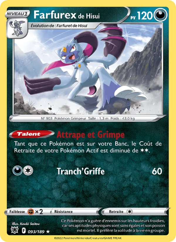 Farfurex de Hisui · Astres Radieux 093/189