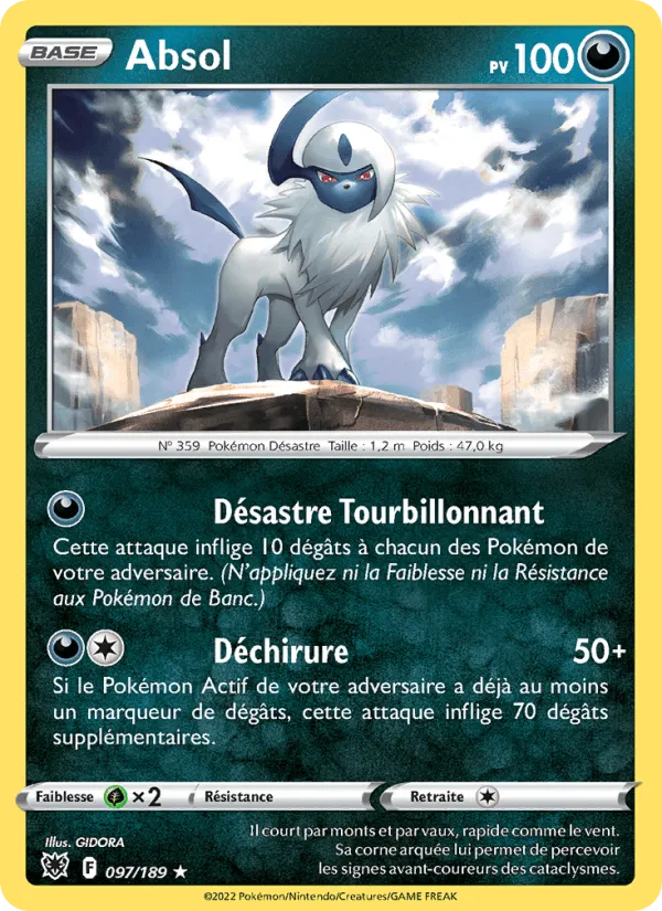 Absol · Astres Radieux 097/189
