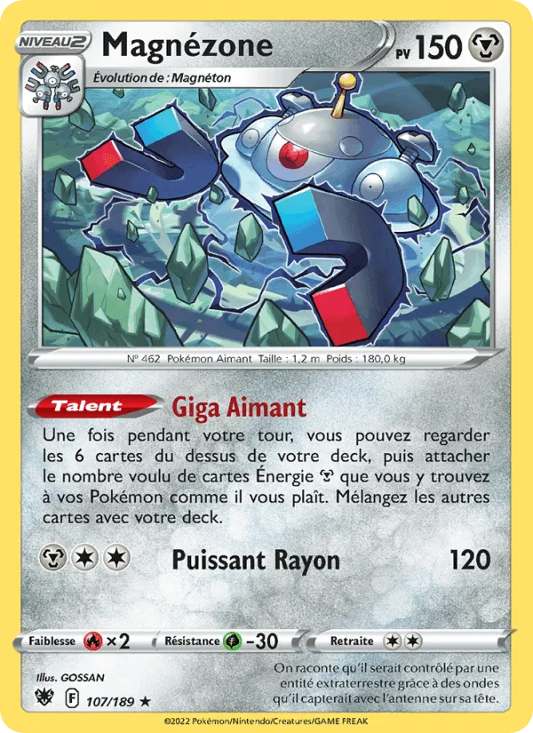 Magnézone · Astres Radieux 107/189