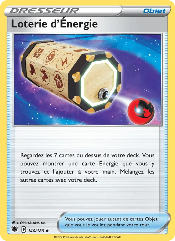 Loterie d'Énergie · Astres Radieux 140/189