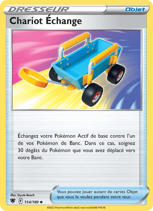 Chariot Échange · Astres Radieux 154/189