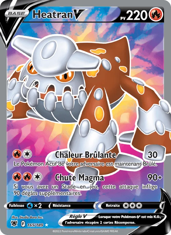 Heatran V · Astres Radieux 165/189