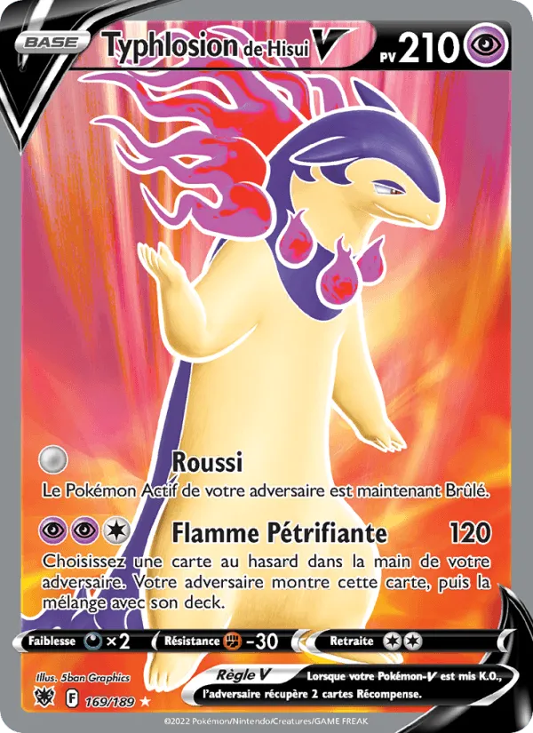 Typhlosion de Hisui V · Astres Radieux 169/189