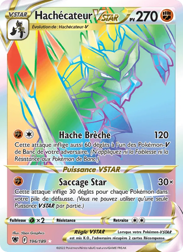Hachécateur VSTAR · Astres Radieux 196/189
