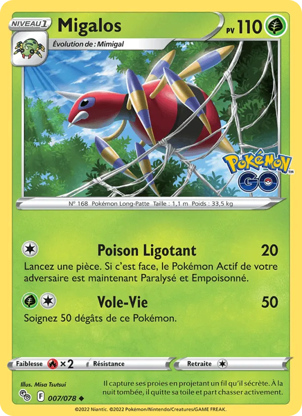 Migalos · Pokémon GO 007/78