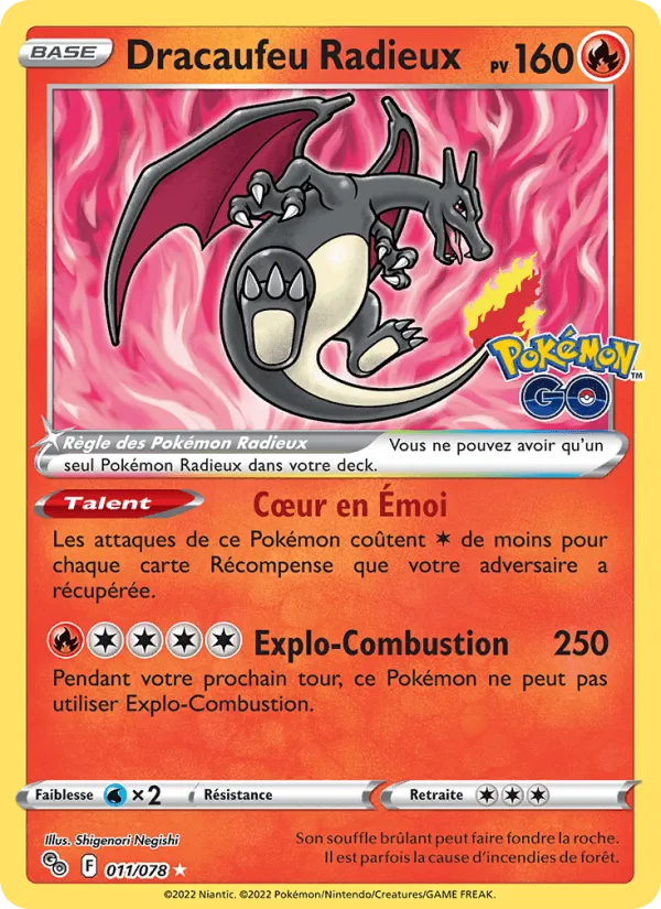 Dracaufeu Radieux · Pokémon GO 011/78