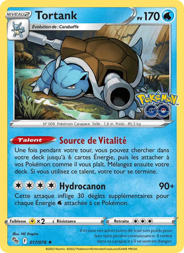 Tortank · Pokémon GO 017/78