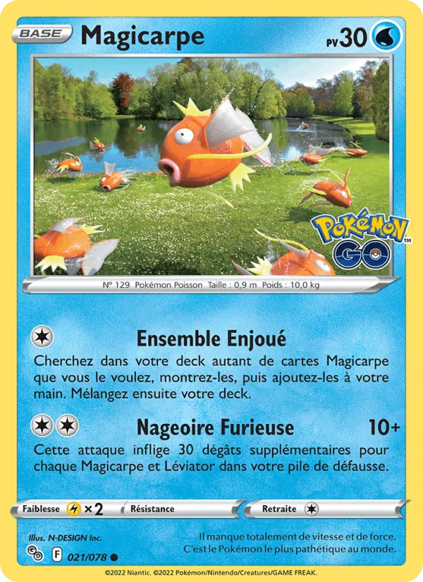 Magicarpe · Pokémon GO 021/78