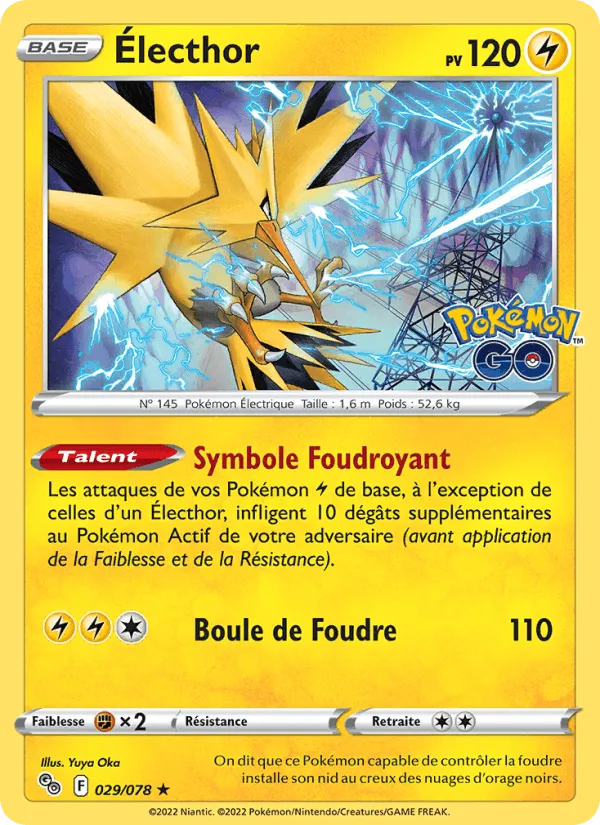 Électhor · Pokémon GO 029/78