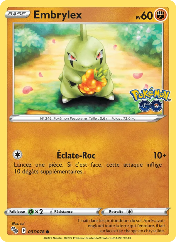 Embrylex · Pokémon GO 037/78