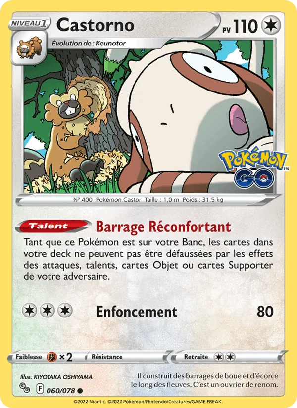 Castorno · Pokémon GO 060/78
