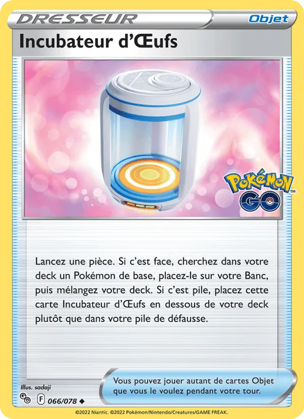 Incubateur d'Œufs · Pokémon GO 066/78