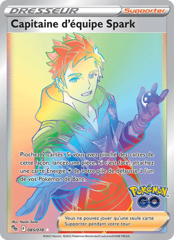 Capitaine d'équipe Spark · Pokémon GO 085/78