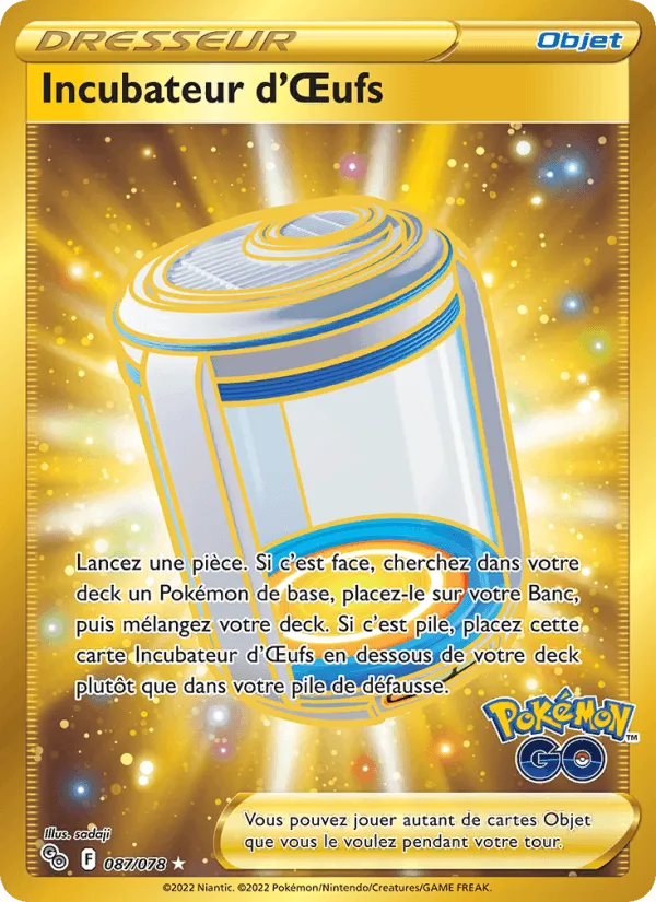 Incubateur d'Œufs · Pokémon GO 087/78