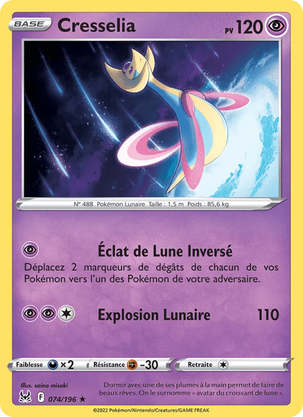 Cresselia · Origine Perdue 074/196