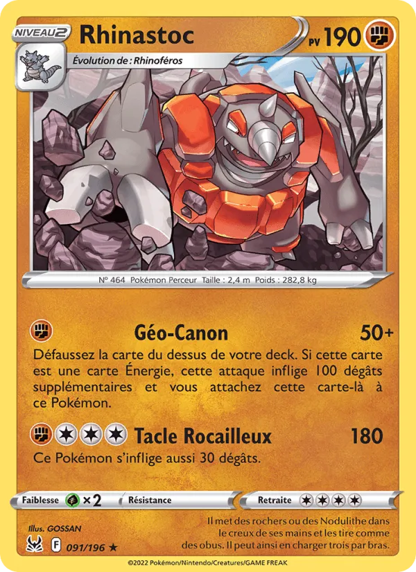 Rhinastoc · Origine Perdue 091/196