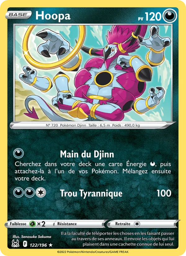 Hoopa · Origine Perdue 122/196