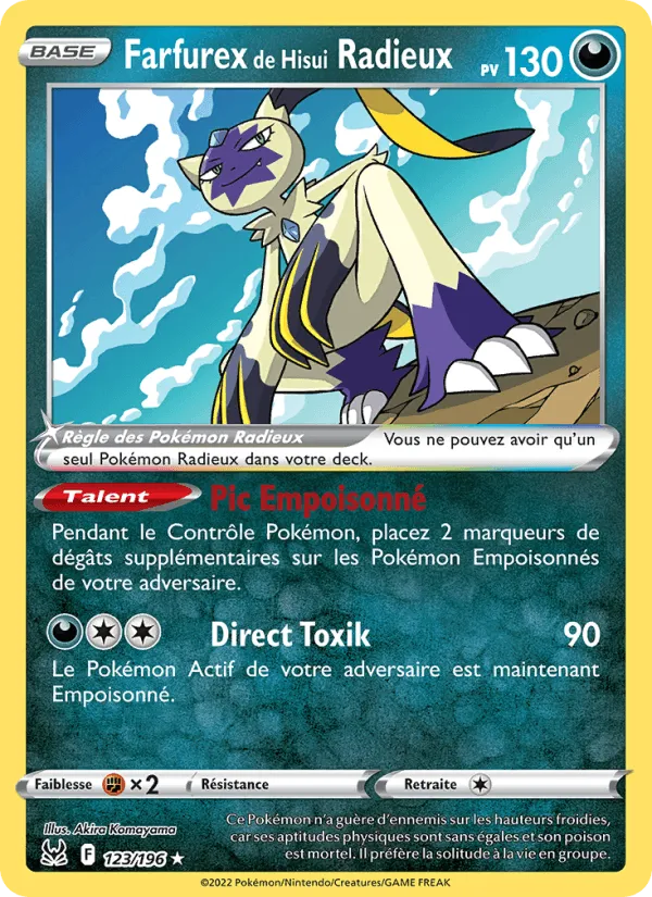 Farfurex de Hisui Radieux · Origine Perdue 123/196